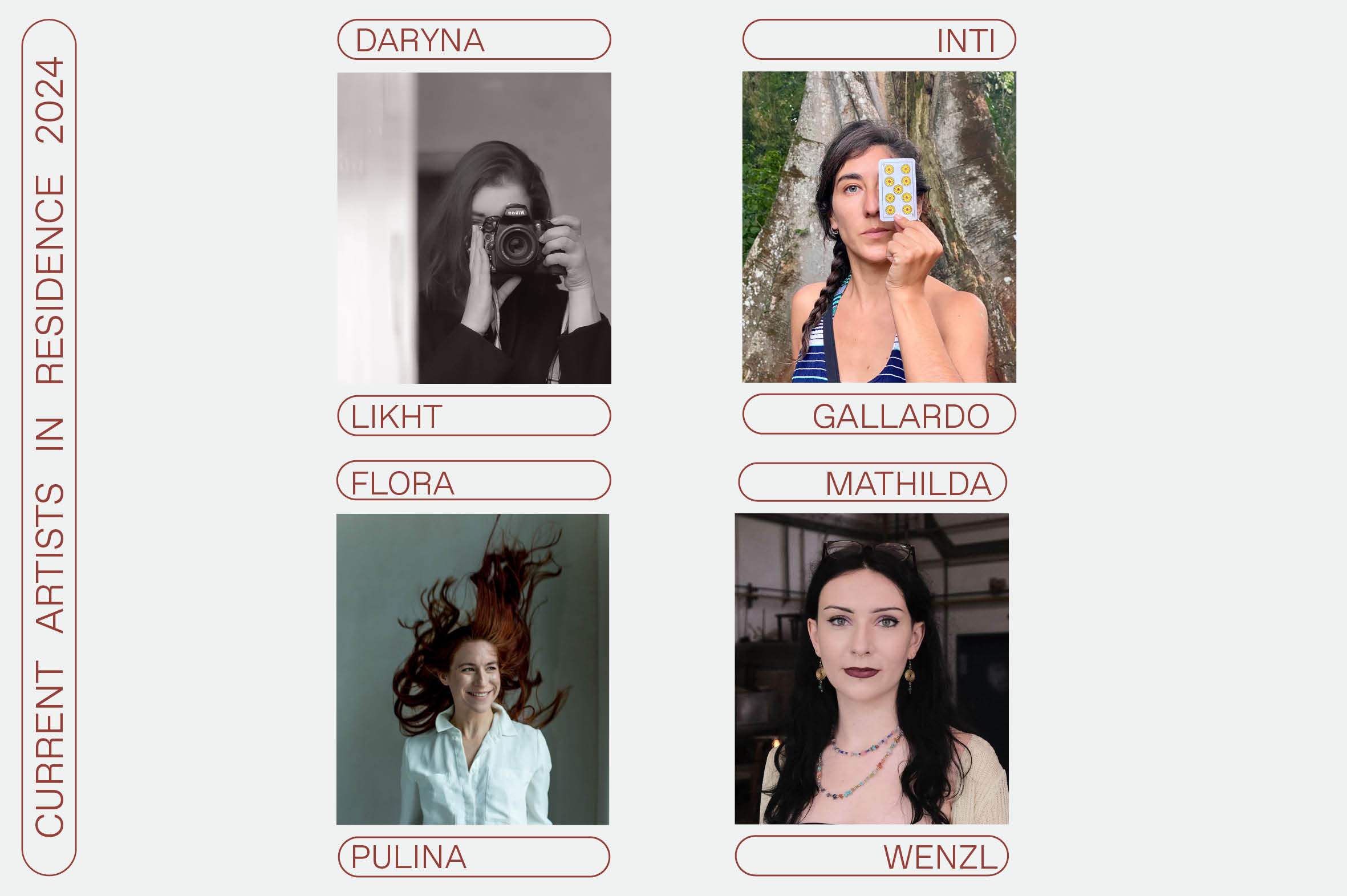 CURRENT ARTISTS IN RESIDENCE